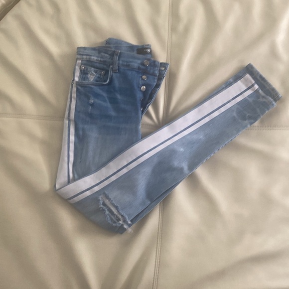 AMIRI Flocked Track Jeans - Picture 2 of 5